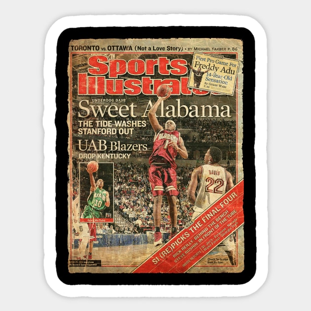 COVER SPORT - SPORT ILLUSTRATED - SWEET ALABAMA Sticker by FALORI